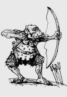 Orc archer, by Dave Trampier